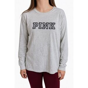 PINK Victoria's Secret Long Sleeve T‎ Shirt Top Kinder To The Planet